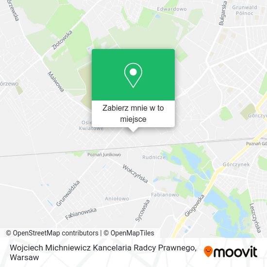 Mapa Wojciech Michniewicz Kancelaria Radcy Prawnego