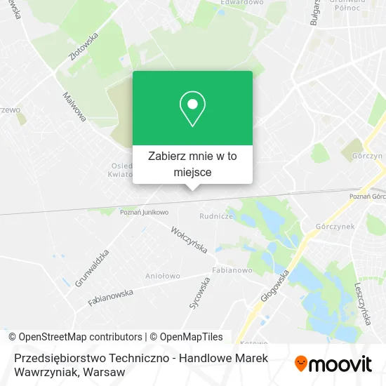 Mapa Przedsiębiorstwo Techniczno - Handlowe Marek Wawrzyniak