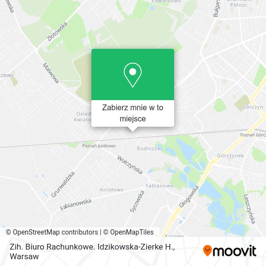 Mapa Zih. Biuro Rachunkowe. Idzikowska-Zierke H.