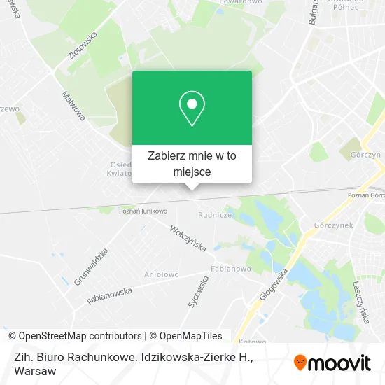 Mapa Zih. Biuro Rachunkowe. Idzikowska-Zierke H.