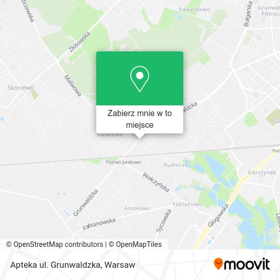 Mapa Apteka ul. Grunwaldzka