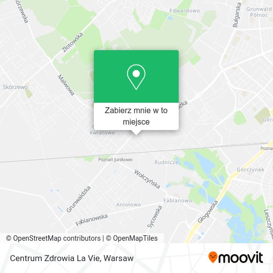 Mapa Centrum Zdrowia La Vie