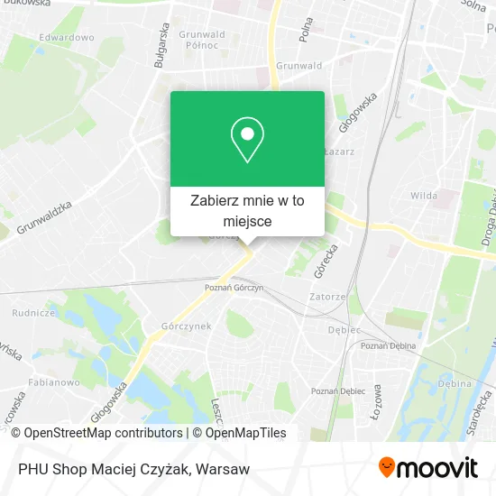 Mapa PHU Shop Maciej Czyżak