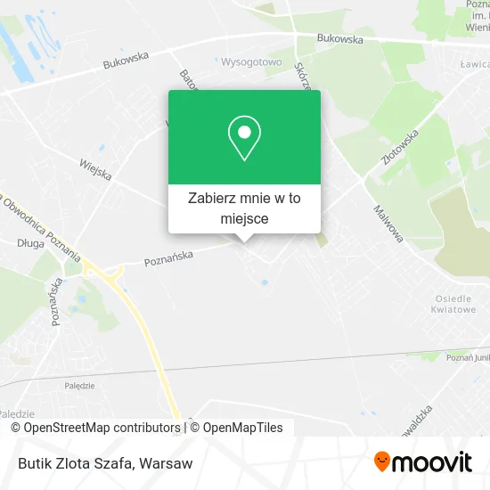 Mapa Butik Zlota Szafa