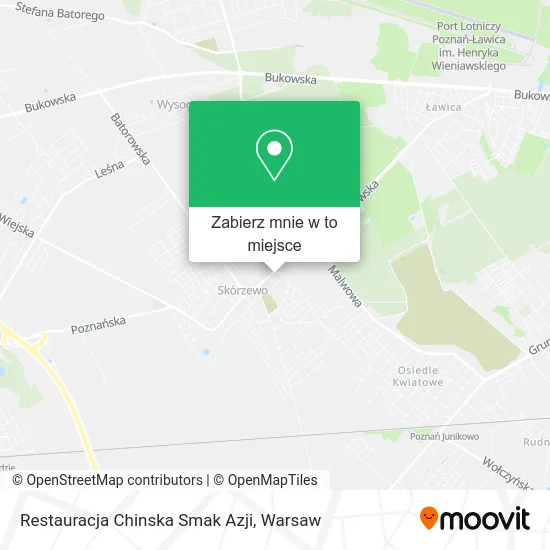 Mapa Restauracja Chinska Smak Azji