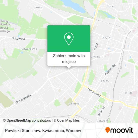 Mapa Pawlicki Stanisław. Kwiaciarnia