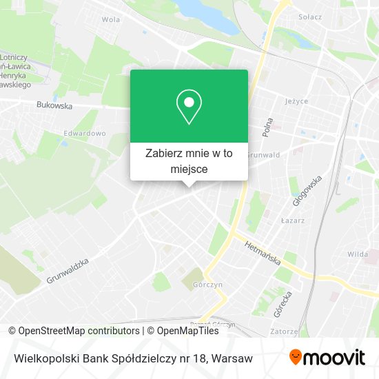 Mapa Wielkopolski Bank Spółdzielczy nr 18