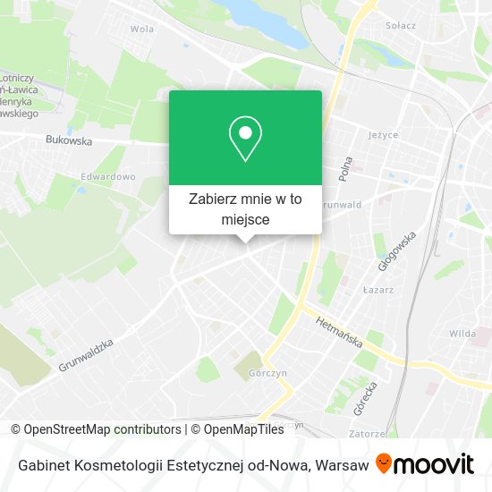 Mapa Gabinet Kosmetologii Estetycznej od-Nowa