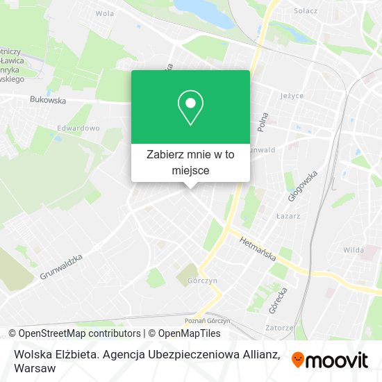 Mapa Wolska Elżbieta. Agencja Ubezpieczeniowa Allianz