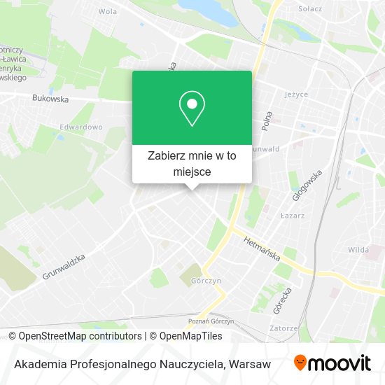 Mapa Akademia Profesjonalnego Nauczyciela