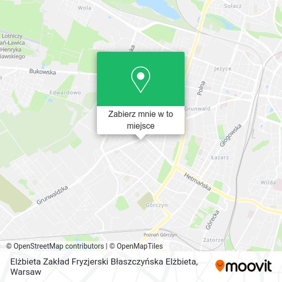 Mapa Elżbieta Zakład Fryzjerski Błaszczyńska Elżbieta