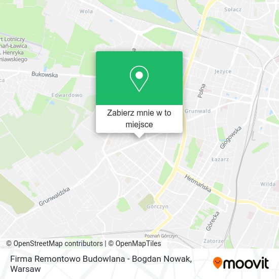 Mapa Firma Remontowo Budowlana - Bogdan Nowak