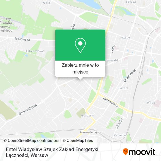 Mapa Entel Władysław Szajek Zakład Energetyki Łączności