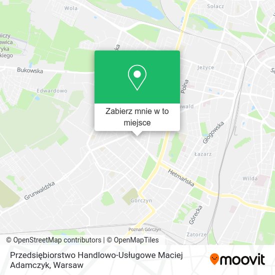 Mapa Przedsiębiorstwo Handlowo-Usługowe Maciej Adamczyk