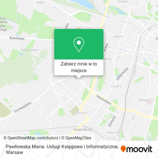 Mapa Pawłowska Maria. Usługi Księgowe i Informatyczne