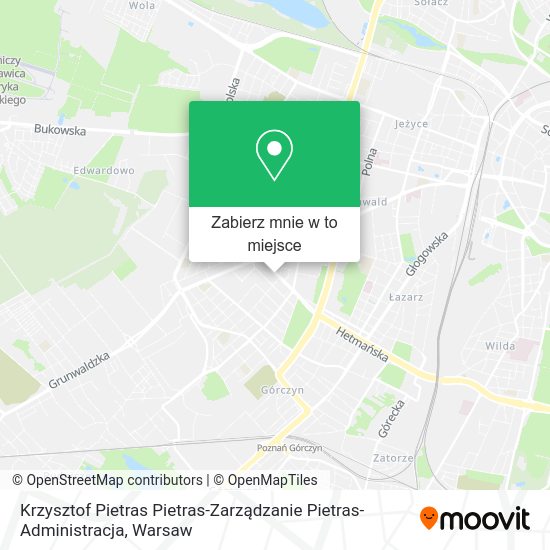 Mapa Krzysztof Pietras Pietras-Zarządzanie Pietras-Administracja