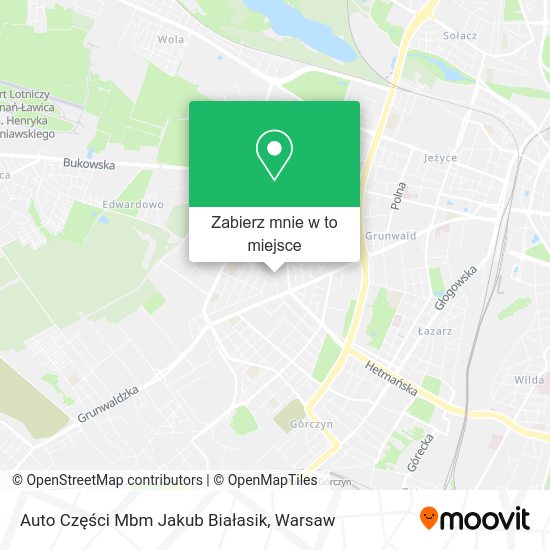 Mapa Auto Części Mbm Jakub Białasik