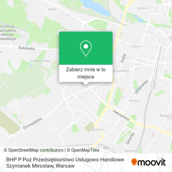 Mapa BHP P Poż Przedsiębiorstwo Usługowo Handlowe Szymanek Mirosław