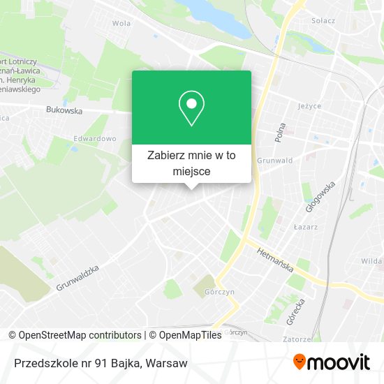 Mapa Przedszkole nr 91 Bajka