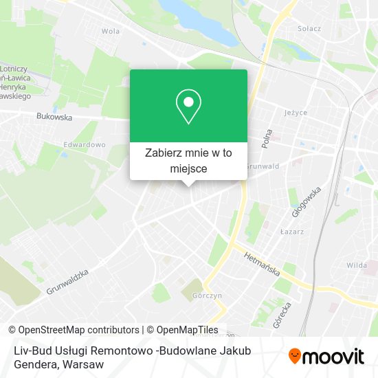 Mapa Liv-Bud Usługi Remontowo -Budowlane Jakub Gendera