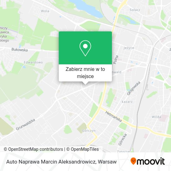 Mapa Auto Naprawa Marcin Aleksandrowicz