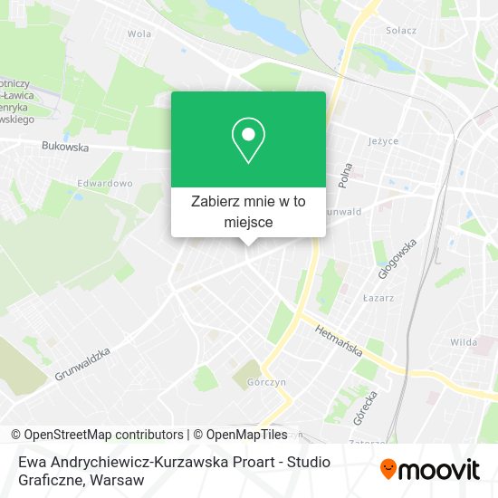 Mapa Ewa Andrychiewicz-Kurzawska Proart - Studio Graficzne