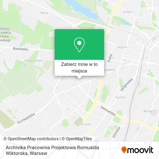 Mapa Archivika Pracownia Projektowa Romualda Wiktorska