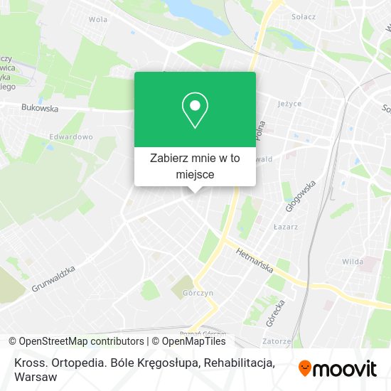 Mapa Kross. Ortopedia. Bóle Kręgosłupa, Rehabilitacja