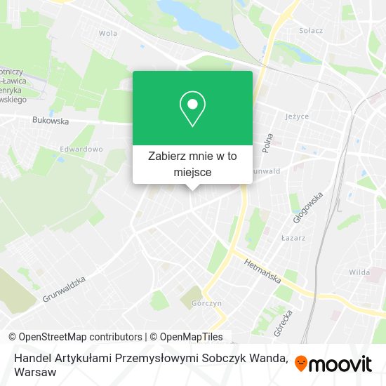 Mapa Handel Artykułami Przemysłowymi Sobczyk Wanda