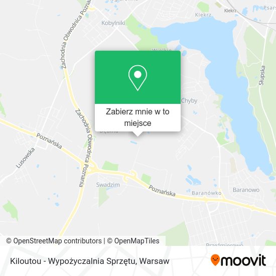 Mapa Kiloutou - Wypożyczalnia Sprzętu