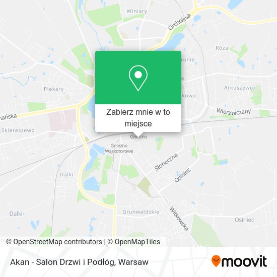 Mapa Akan - Salon Drzwi i Podłóg