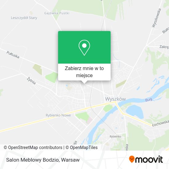 Mapa Salon Meblowy Bodzio