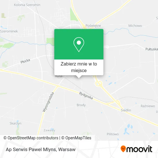 Mapa Ap Serwis Pawel Mlyns