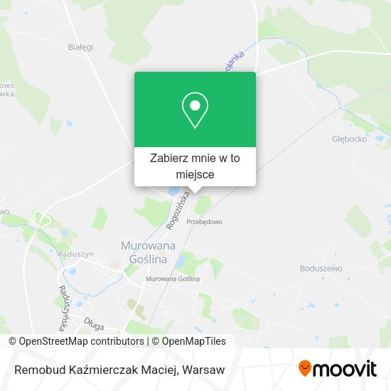 Mapa Remobud Kaźmierczak Maciej