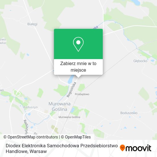 Mapa Diodex Elektronika Samochodowa Przedsiebiorstwo Handlowe