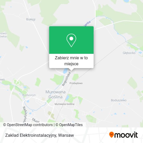 Mapa Zakład Elektroinstalacyjny