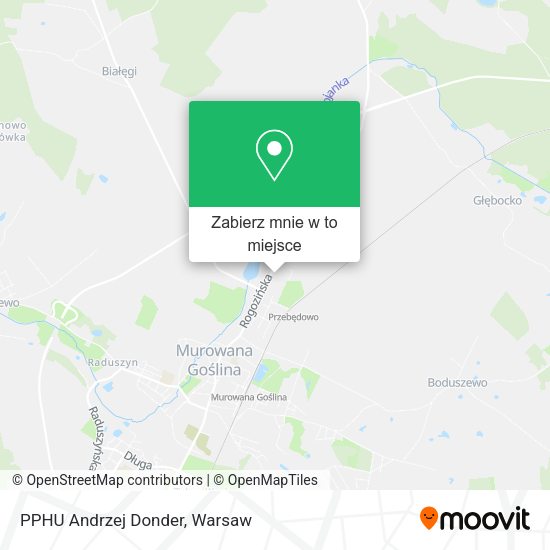 Mapa PPHU Andrzej Donder