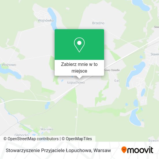 Mapa Stowarzyszenie Przyjaciele Łopuchowa