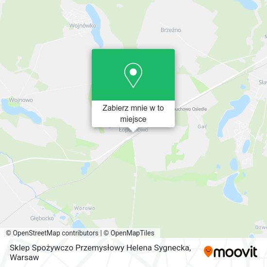 Mapa Sklep Spożywczo Przemysłowy Helena Sygnecka