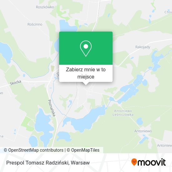 Mapa Prespol Tomasz Radziński