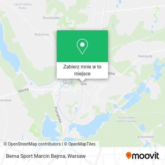 Mapa Bema Sport Marcin Bejma