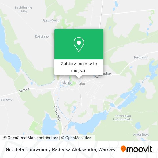 Mapa Geodeta Uprawniony Radecka Aleksandra