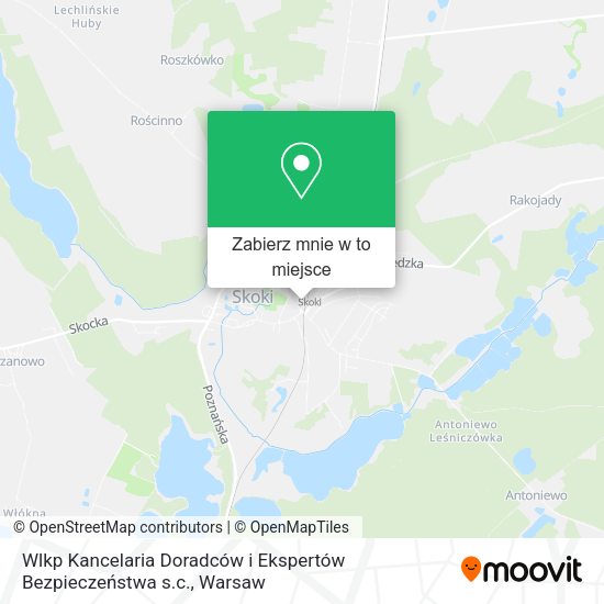 Mapa Wlkp Kancelaria Doradców i Ekspertów Bezpieczeństwa s.c.