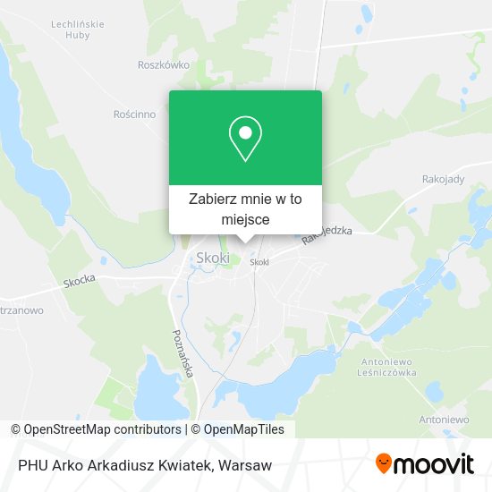 Mapa PHU Arko Arkadiusz Kwiatek