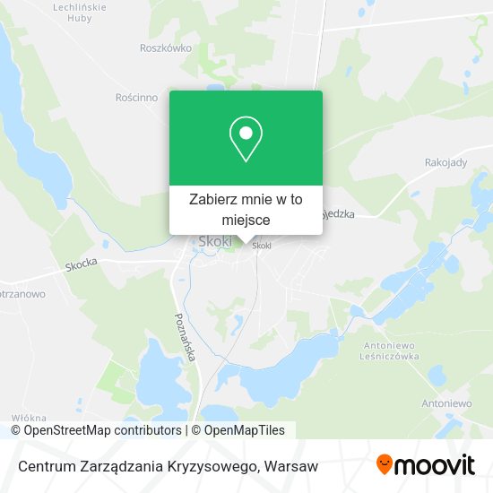 Mapa Centrum Zarządzania Kryzysowego