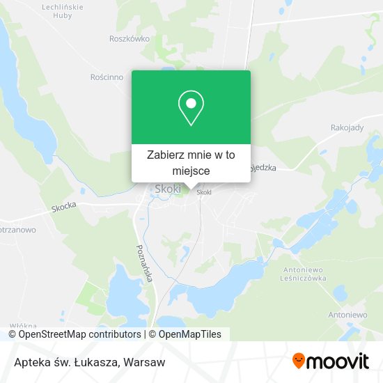 Mapa Apteka św. Łukasza