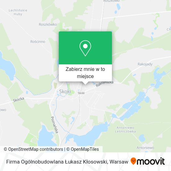 Mapa Firma Ogólnobudowlana Łukasz Kłosowski