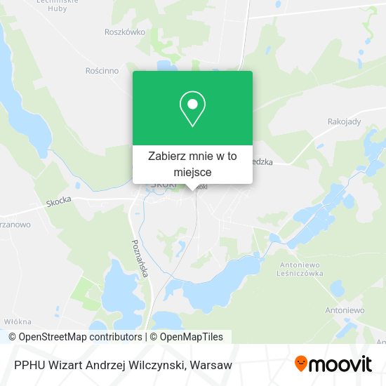 Mapa PPHU Wizart Andrzej Wilczynski