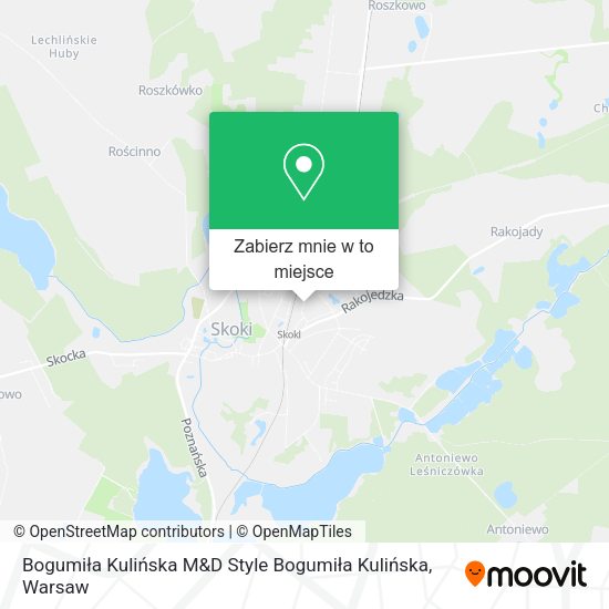 Mapa Bogumiła Kulińska M&D Style Bogumiła Kulińska