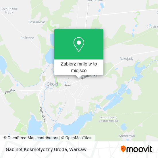 Mapa Gabinet Kosmetyczny Uroda